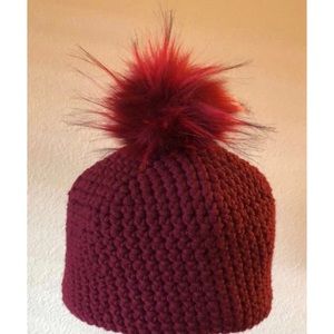 Crochet Beanie with Poof